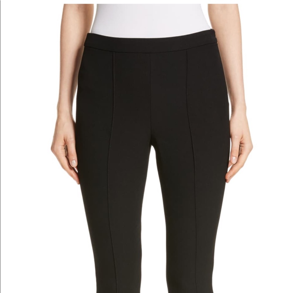 Black Nordstrom “fake suede” Ankle Zip Legging